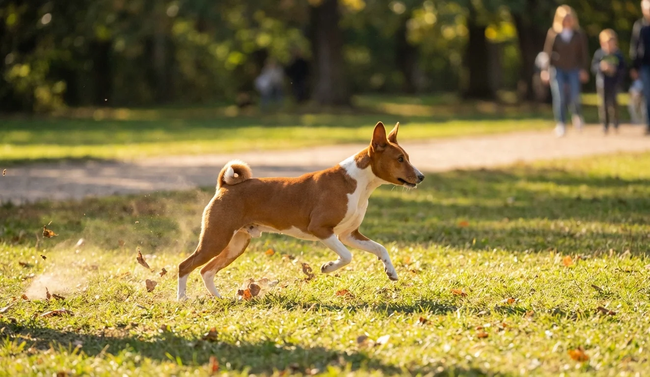 Basenji full body